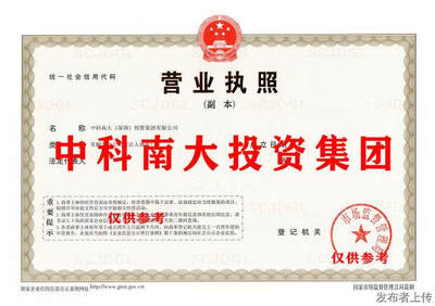 深圳中科名稱投資集團公司轉(zhuǎn)讓